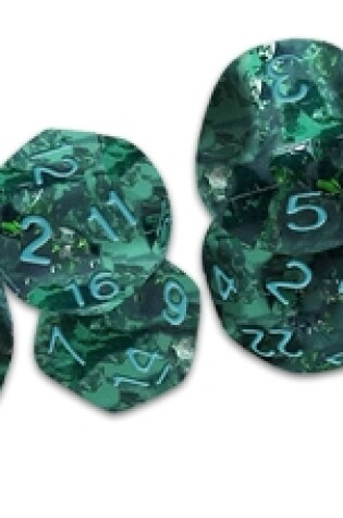 Cover of Verdigris Grecian Vase Dice- DCC Funky 7-set