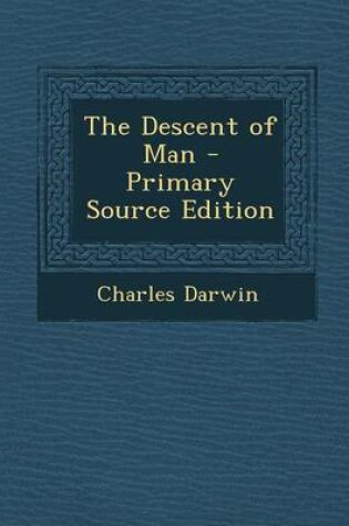 Cover of The Descent of Man