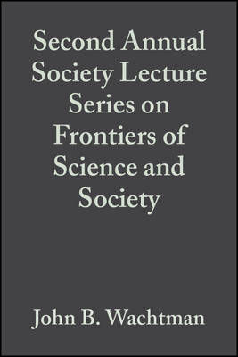 Cover of Second Annual Society Lecture Series on Frontiers of Science and Society, Volume 13, Issue 11/12