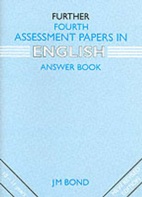 Cover of Further Fourth Assessment Papers in English Answer Book