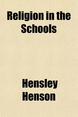 Book cover for Religion in the Schools