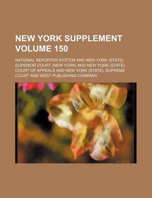 Book cover for New York Supplement Volume 150