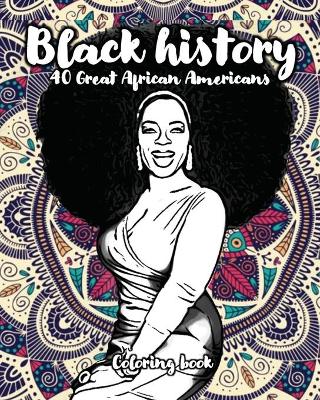 Book cover for Black History coloring book