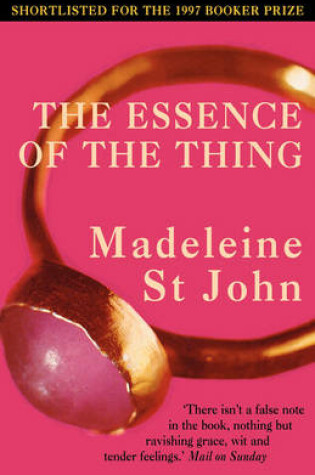 Cover of The Essence of the Thing