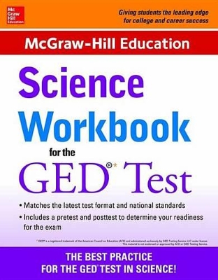 Book cover for McGraw-Hill Education Science Workbook for the GED Test
