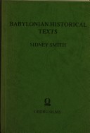 Book cover for Babylonian Historical Texts Relating to the Capture and Downfall of Babylon