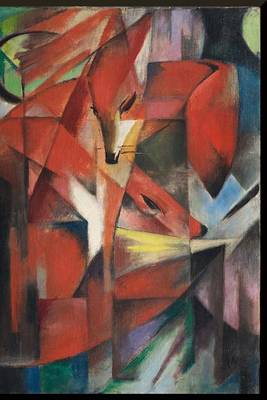 Book cover for The Foxes, Franz Marc. Ruled Journal