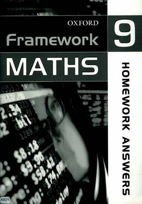 Book cover for Framework Maths: Year 9: Homework Answers