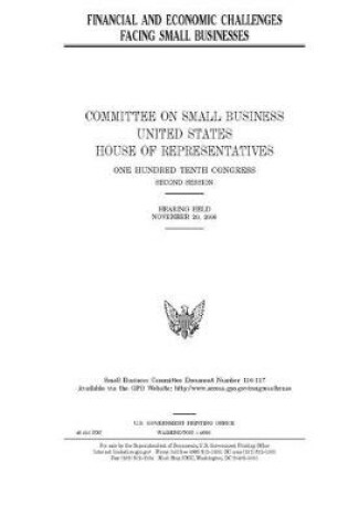 Cover of Financial and economic challenges facing small businesses