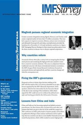 Cover of IMF Survey No.22, 2005