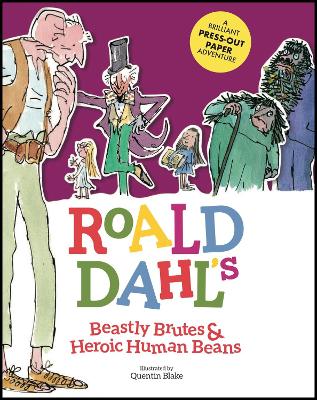 Book cover for Roald Dahl's Beastly Brutes & Heroic Human Beans