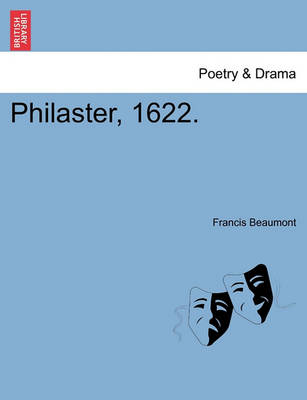 Book cover for Philaster, 1622.