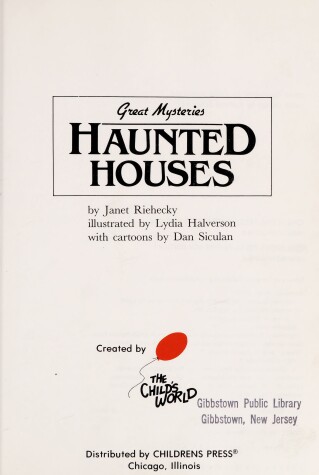 Book cover for Haunted Houses