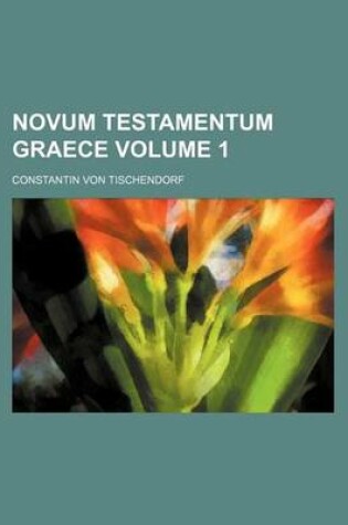 Cover of Novum Testamentum Graece Volume 1