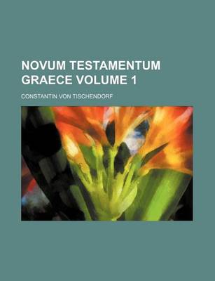 Book cover for Novum Testamentum Graece Volume 1