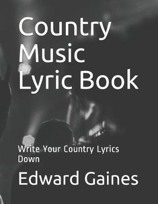 Book cover for Country Music Lyric Book