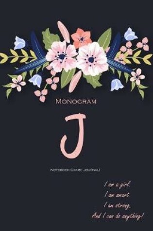 Cover of Monogram 'J' Notebook (Diary, Journal)