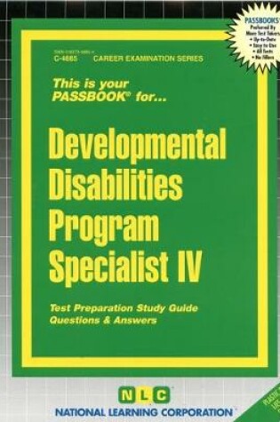 Cover of Developmental Disabilities Program Specialist IV