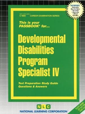 Book cover for Developmental Disabilities Program Specialist IV