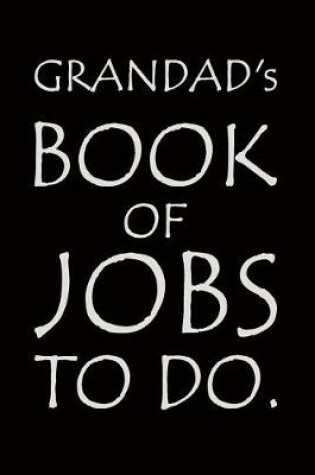 Cover of Grandad's Book of Jobs To Do