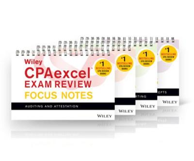 Cover of Wiley CPAexcel Exam Review January 2017 Focus Notes: Complete Set