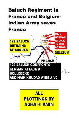 Book cover for Baluch Regiment in France and Belgium-Indian Army saves France