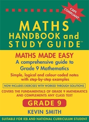 Book cover for Maths Handbook and Study Guide Grade 9