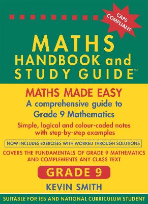 Book cover for Maths Handbook and Study Guide Grade 9