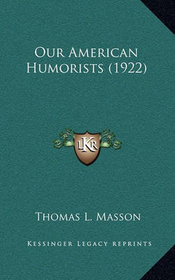 Book cover for Our American Humorists (1922)