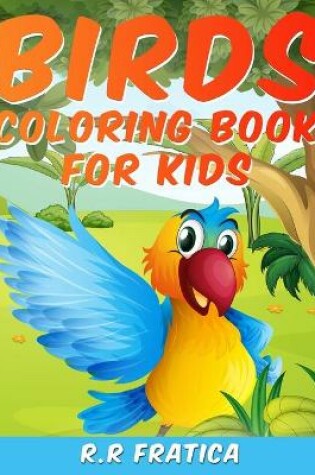 Cover of Birds coloring book for kids