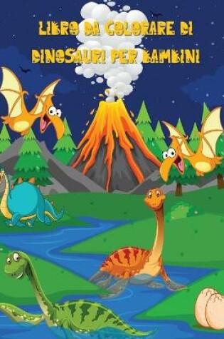 Cover of Dinosauro libro da colorare per i bambini