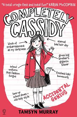 Book cover for Completely Cassidy Accidental Genius