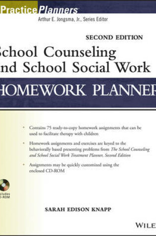 Cover of School Counseling and School Social Work Homework Planner