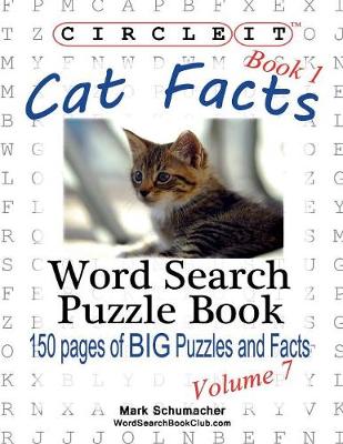 Book cover for Circle It, Cat Facts, Book 1, Word Search, Puzzle Book