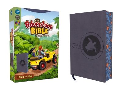 Book cover for NIrV, Adventure Bible for Early Readers, Leathersoft, Blue, Full Color