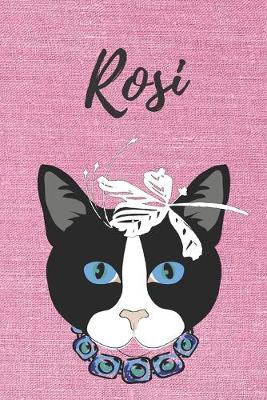 Book cover for Rosi Notizbuch Katze / Malbuch / Tagebuch / Kritzelbuch / Journal / DIN A5 / Geschenk