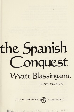 Cover of The Incas and the Spanish Conquest