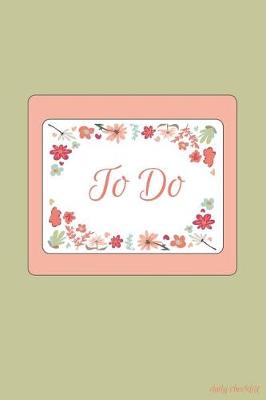 Book cover for To Do Daily Checklist