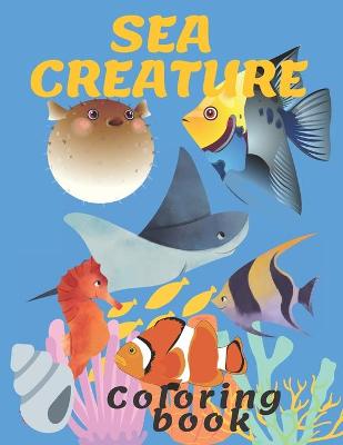 Book cover for Sea Creature Coloring Book