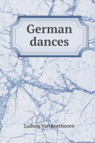Cover of German dances