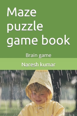 Book cover for Maze puzzle game book