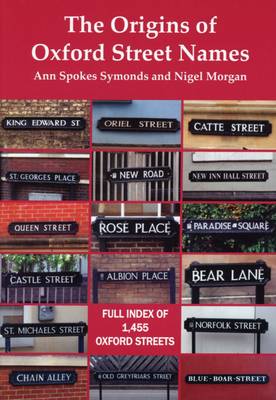 Book cover for The Origins of Oxford Street Names