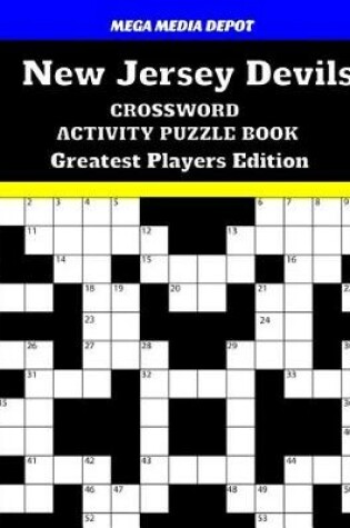 Cover of New Jersey Devils Crossword Activity Puzzle Book Greatest Players Edition