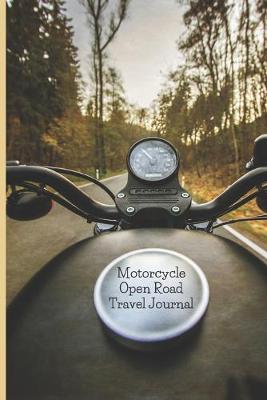 Cover of Motorcycle Open Road Travel Journal