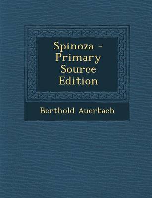 Book cover for Spinoza - Primary Source Edition