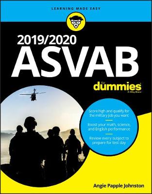 Book cover for 2019 / 2020 ASVAB For Dummies