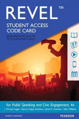 Cover of Revel Access Code for Public Speaking and Civic Engagement