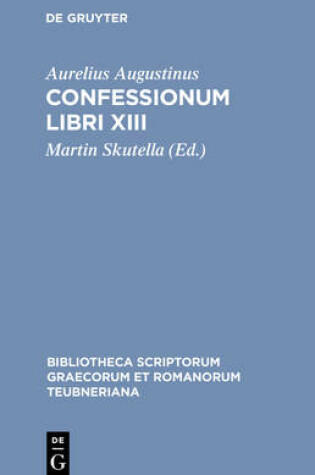Cover of Confessionum Libri XIII
