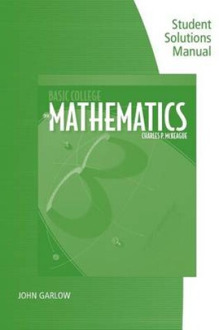 Cover of Student Solutions Manual for Mckeague's Basic College Mathematics: A  Text/Workbook, 3rd