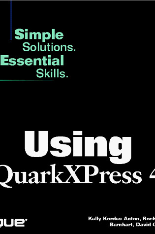 Cover of Using QuarkXpress 4